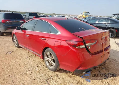 2018 Hyundai Sonata Sport из США, поврежденный, VIN 5NPE34AF0JH616812